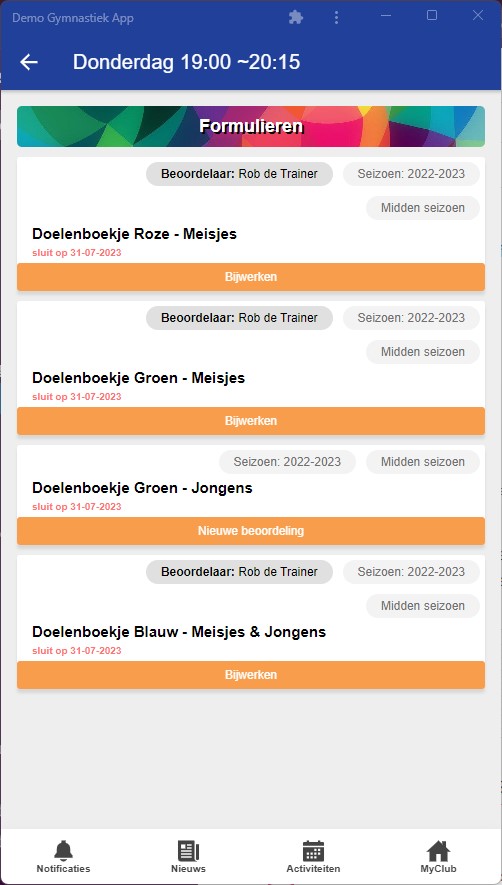 Doelenboekjes